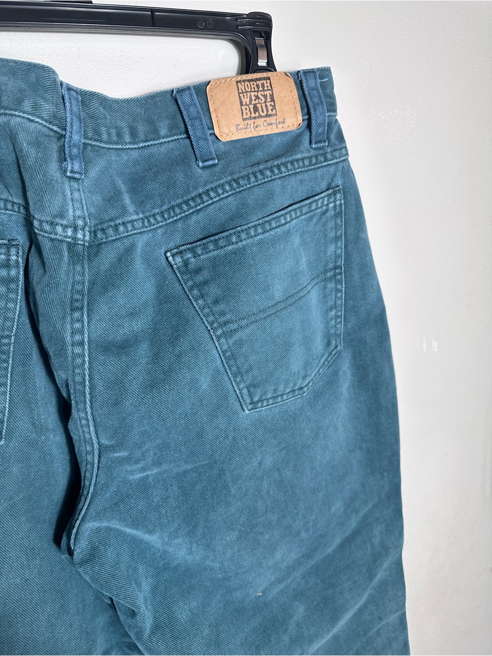 Vintage North West Blue Teal Denim Jeans Straight Pants